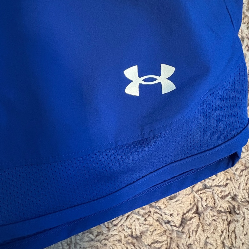 Under Armour Women's Blue Shorts - Picture 2 of 3